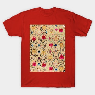 Antique Uzbek Suzani Pattern T-Shirt